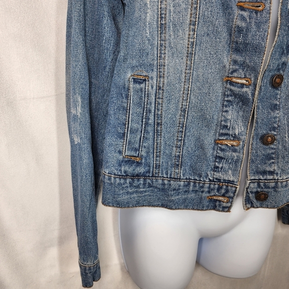 Sky and Sparrow denim corduroy collar jacket - Picture 7 of 10